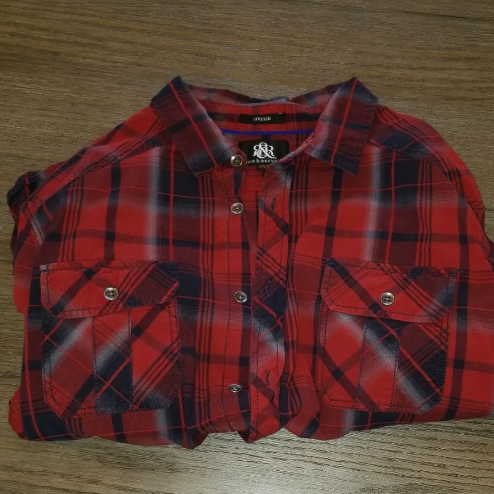 Mens casual button down shirt